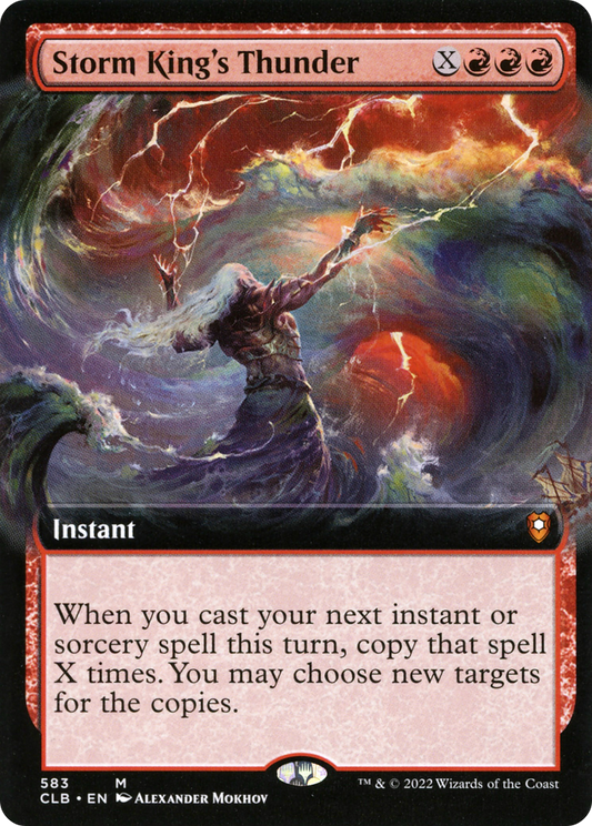 Storm King's Thunder (Extended Art) [Commander Legends: Battle for Baldur's Gate]