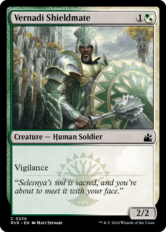 Vernadi Shieldmate (RVR-236) - Ravnica Remastered Foil