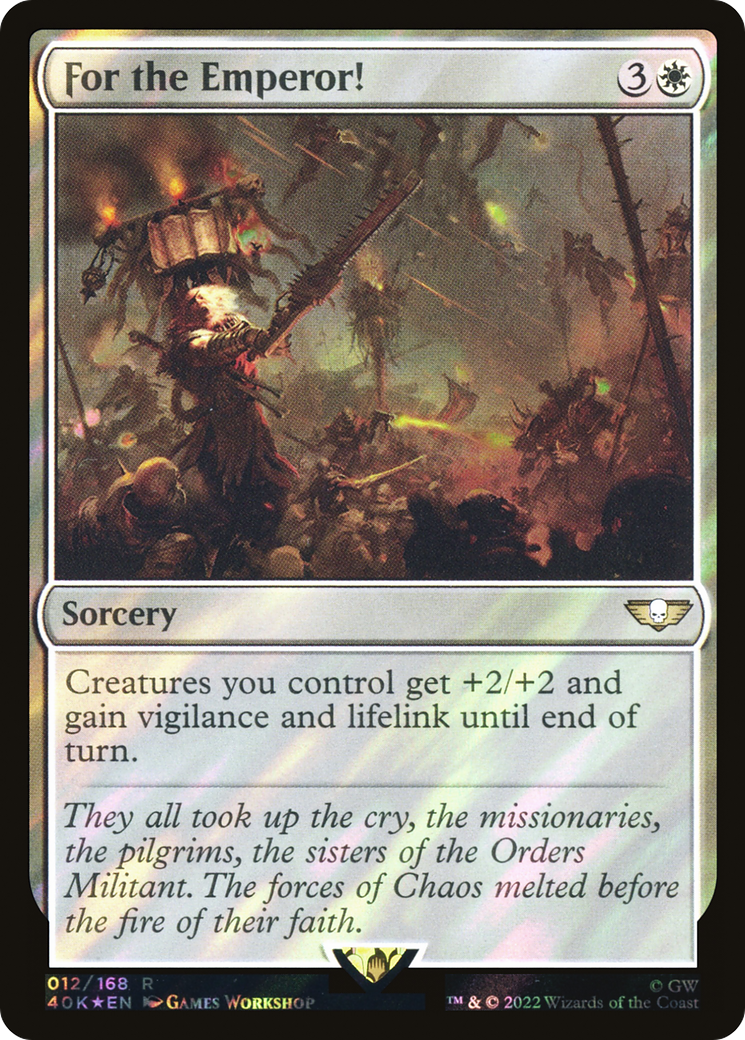 For the Emperor! (Surge Foil) [Universes Beyond: Warhammer 40,000]