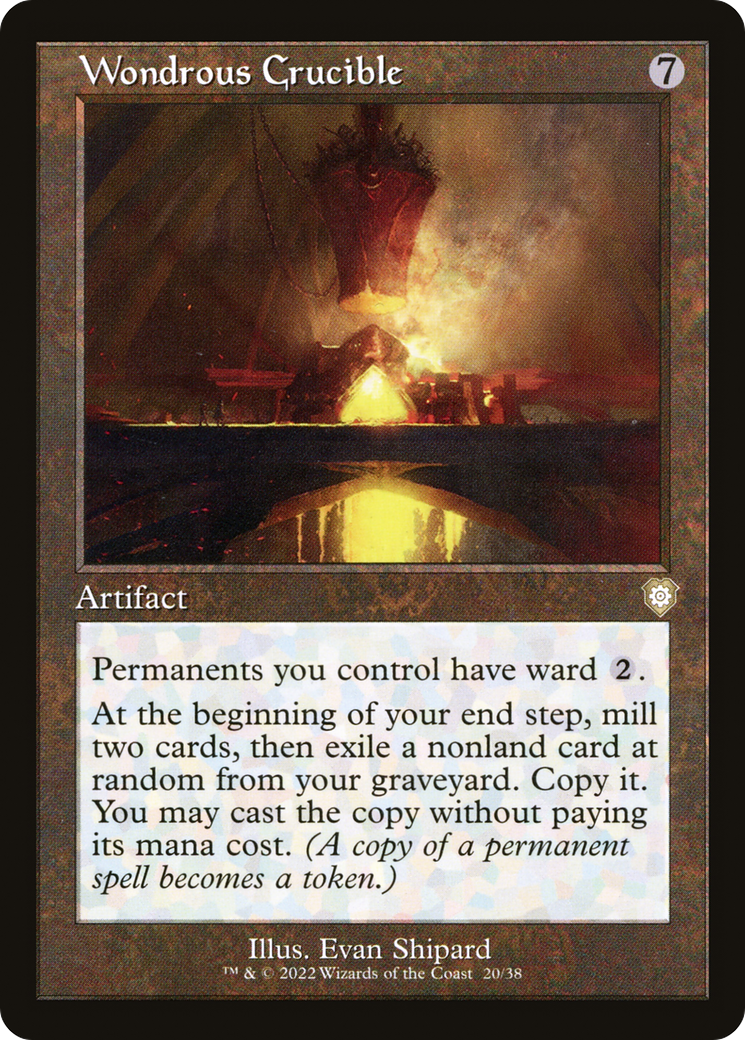 Wondrous Crucible (Retro) [The Brothers' War Commander]