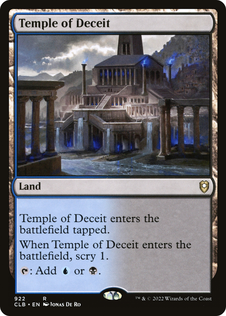 Temple of Deceit [Commander Legends: Battle for Baldur's Gate]