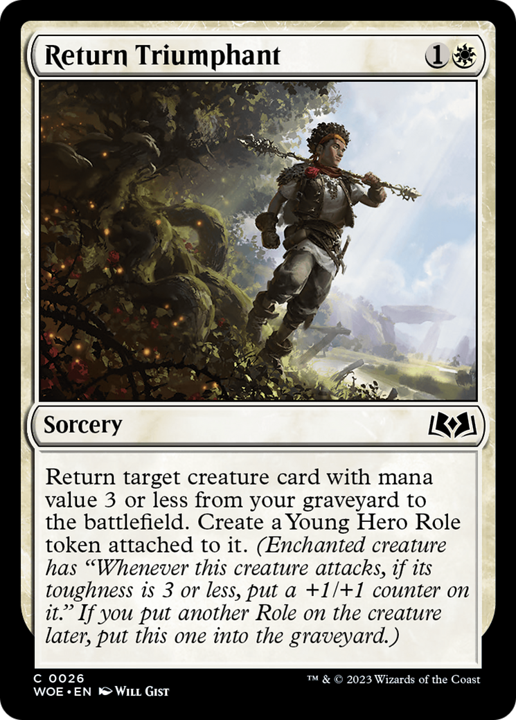 Return Triumphant (WOE-026) - Wilds of Eldraine