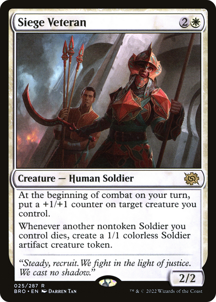 Siege Veteran [The Brothers' War]