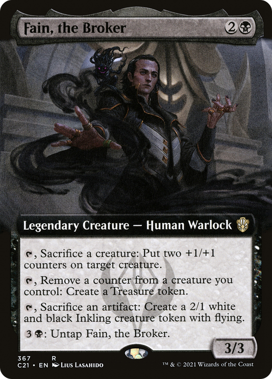 Fain, the Broker (Extended) [Commander 2021]