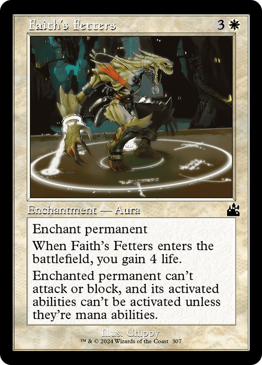 Faith's Fetters (RVR-307) - Ravnica Remastered Foil