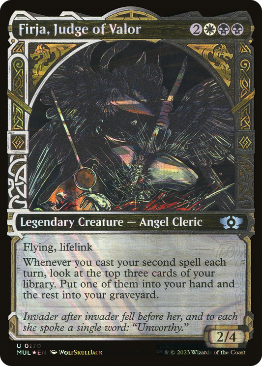 Firja, Judge of Valor (Halo Foil) [Multiverse Legends]