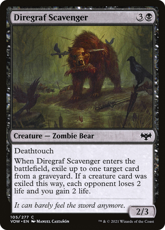 Diregraf Scavenger (VOW-105) - Innistrad: Crimson Vow Foil