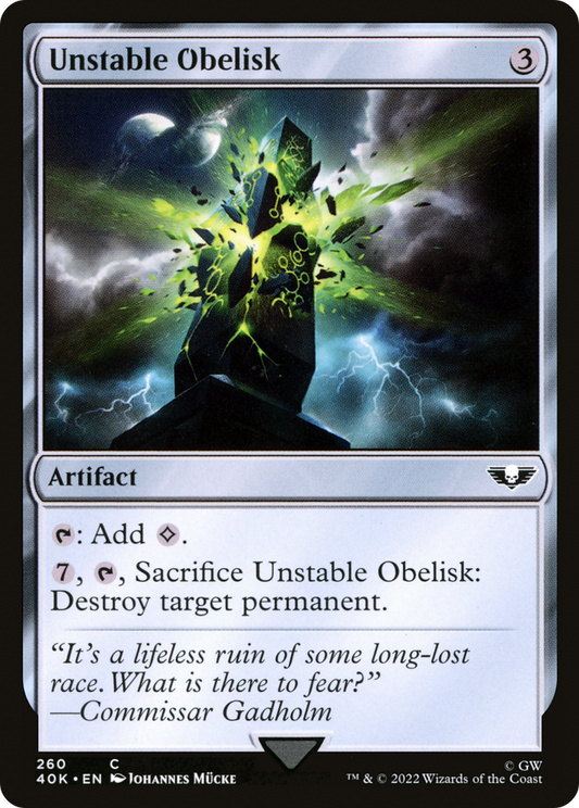 Unstable Obelisk [Universes Beyond: Warhammer 40,000]