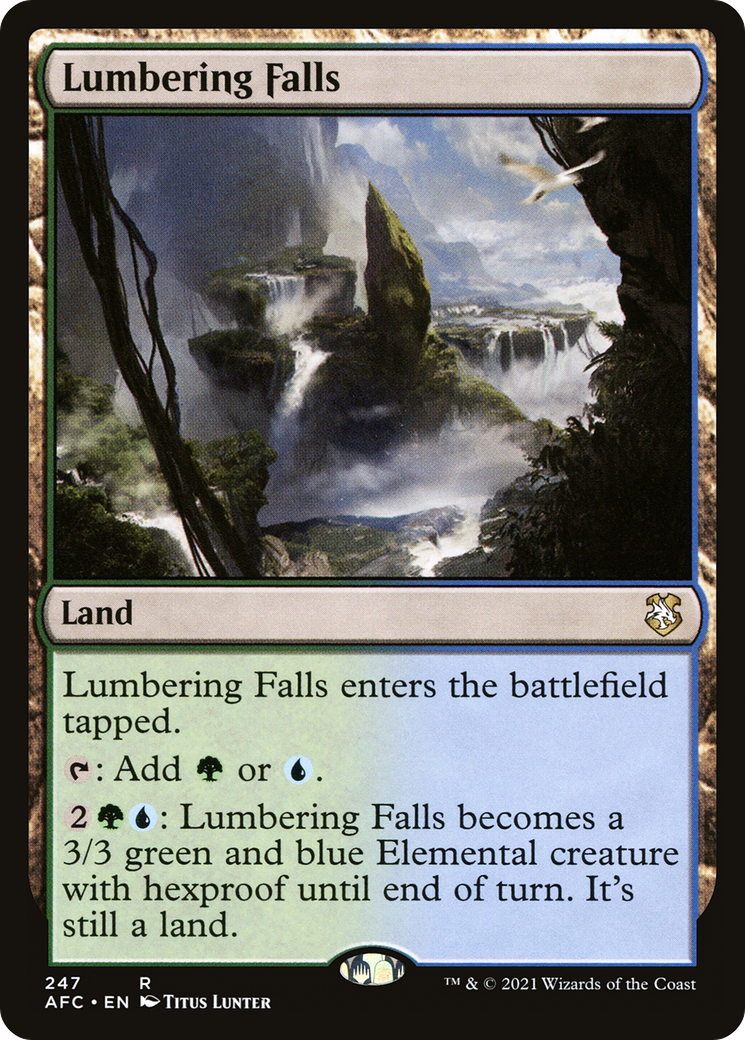 Lumbering Falls [Dungeons & Dragons: Adventures in the Forgotten Realms Commander]