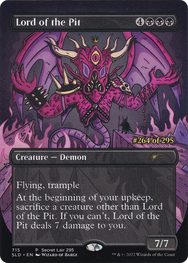 Lord of the Pit (Serial Numbered) [Secret Lair Drop Series]