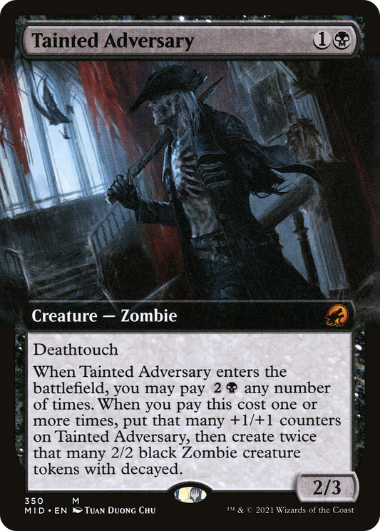 Tainted Adversary (Extended) [Innistrad: Midnight Hunt]
