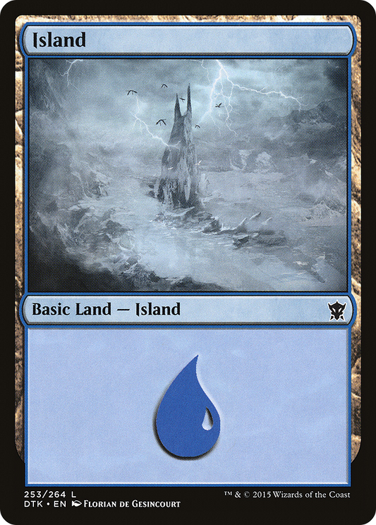 Island (DTK-253) - Dragons of Tarkir