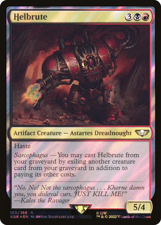 Helbrute (Surge Foil) [Universes Beyond: Warhammer 40,000]