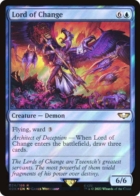Lord of Change (Surge Foil) [Universes Beyond: Warhammer 40,000]
