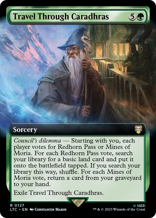 Travel Through Caradhras (LTC-127) - Tales of Middle-earth Commander: (Extended Art)