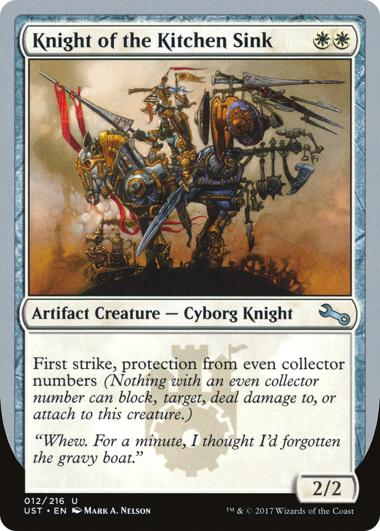 Knight of the Kitchen Sink (UST-012) - Unstable