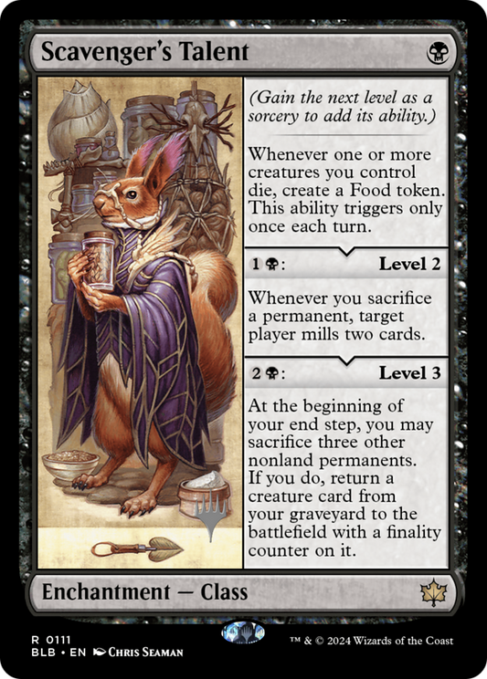 Scavenger's Talent (PPBLB-111) - Bloomburrow Promos