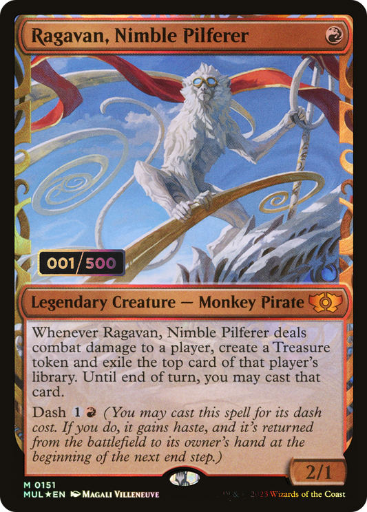 Ragavan, Nimble Pilferer (Serialized) [Multiverse Legends]