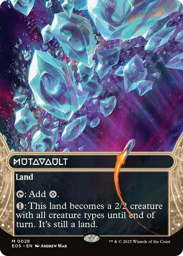 Mutavault (0028) (Borderless) [Edge of Eternities: Stellar Sights]
