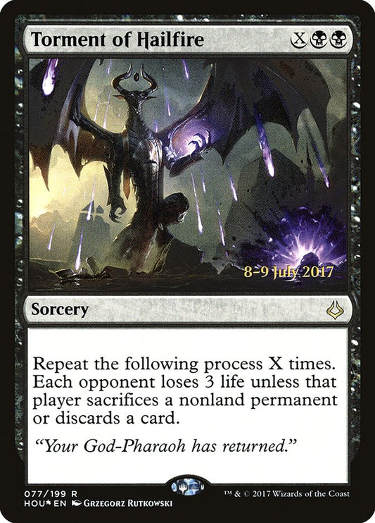 Torment of Hailfire  [Hour of Devastation Prerelease Promos]