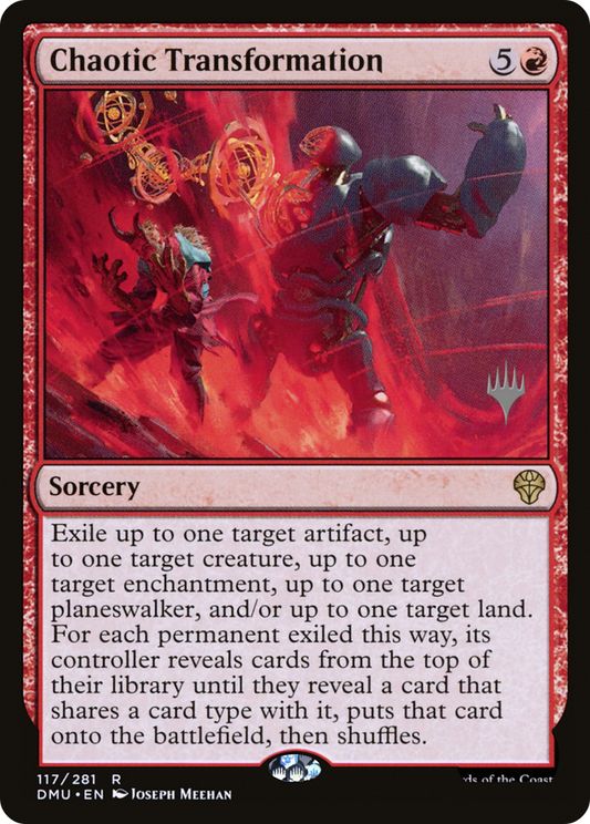 Chaotic Transformation (PPDMU-117) - Dominaria United Promos Foil