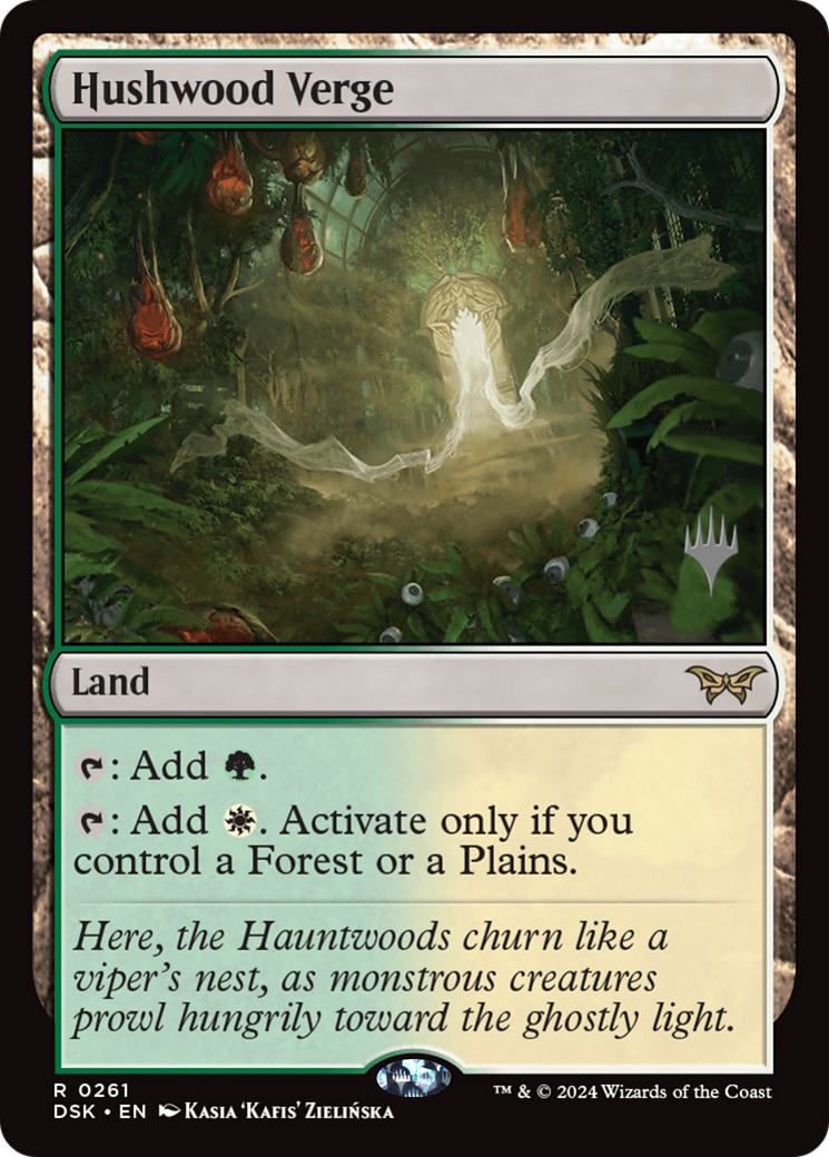 Hushwood Verge (PPDSK-261) - Duskmourn: House of Horror Promos