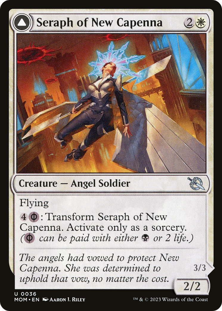 Seraph of New Capenna // Seraph of New Phyrexia (MOM-036) - March of the Machine