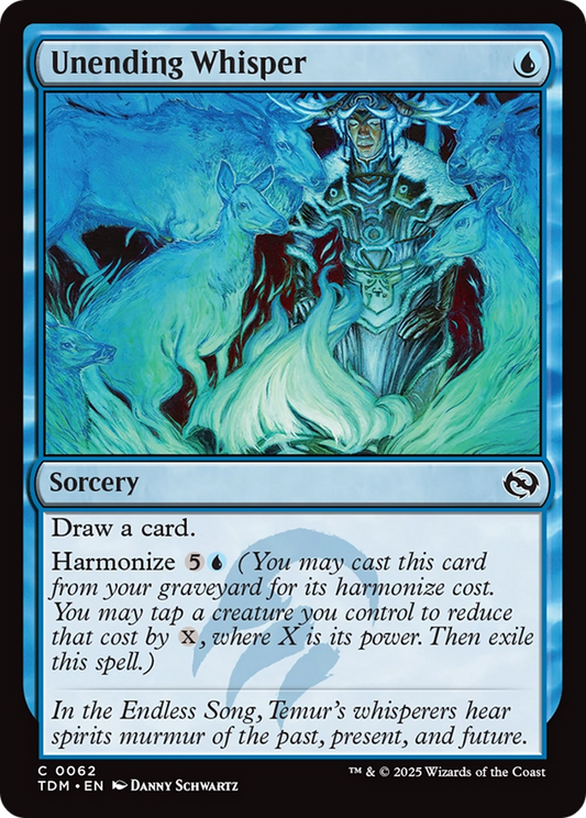 Unending Whisper (TDM-062) - Tarkir: Dragonstorm Foil
