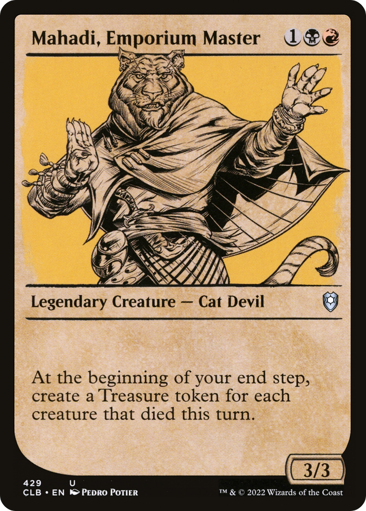 Mahadi, Emporium Master (Showcase) [Commander Legends: Battle for Baldur's Gate]