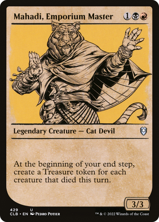 Mahadi, Emporium Master (CLB-429) - Commander Legends: Battle for Baldur's Gate: (Showcase)