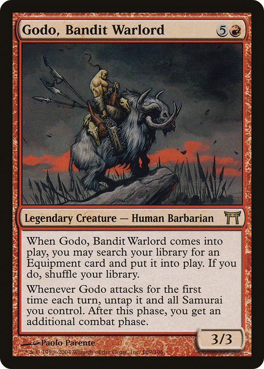 Godo, Bandit Warlord (CHK-169) - Champions of Kamigawa