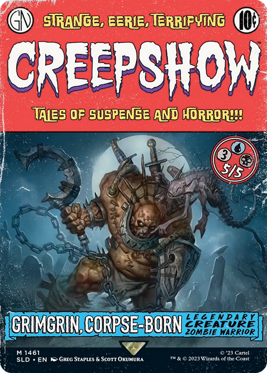 Grimgrin, Corpse-Born // Grimgrin, Corpse-Born (SLD-1461) - Secret Lair Drop: (Full Art) (Borderless) Foil