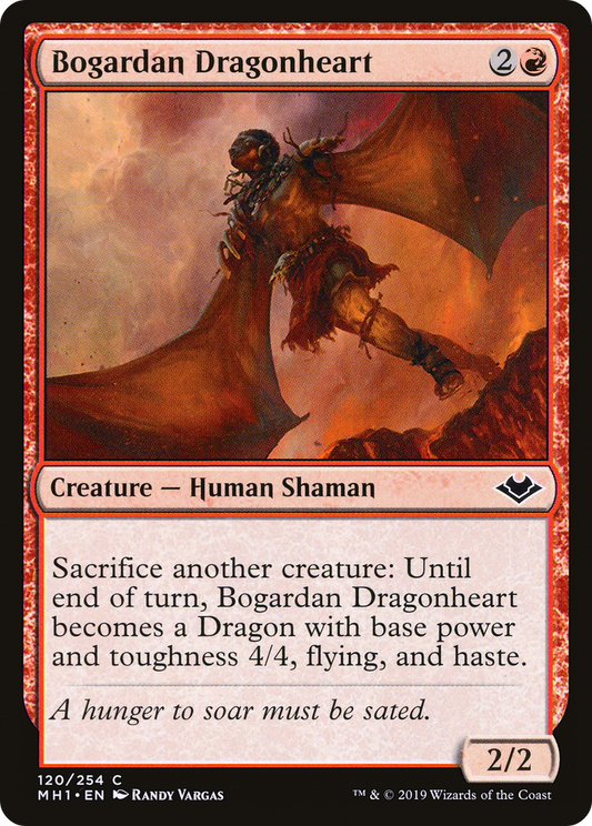 Bogardan Dragonheart (MH1-120) - Modern Horizons Foil