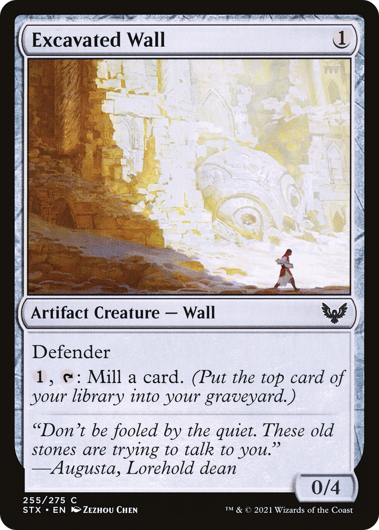 Excavated Wall [Strixhaven: School of Mages]