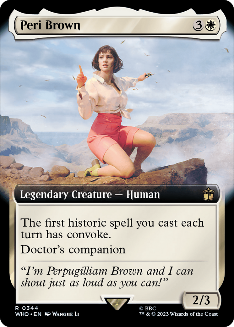 Peri Brown (WHO-344) - Doctor Who: (Extended Art)
