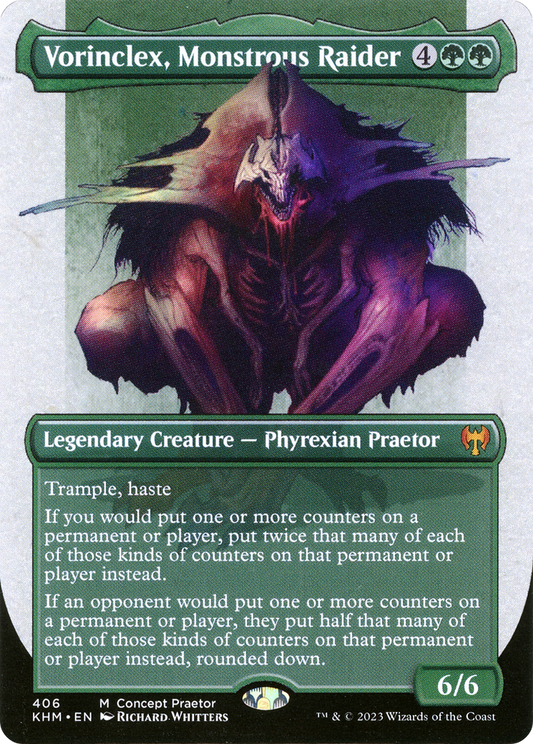 Vorinclex, Monstrous Raider (ONE-406) - Kaldheim (Borderless)