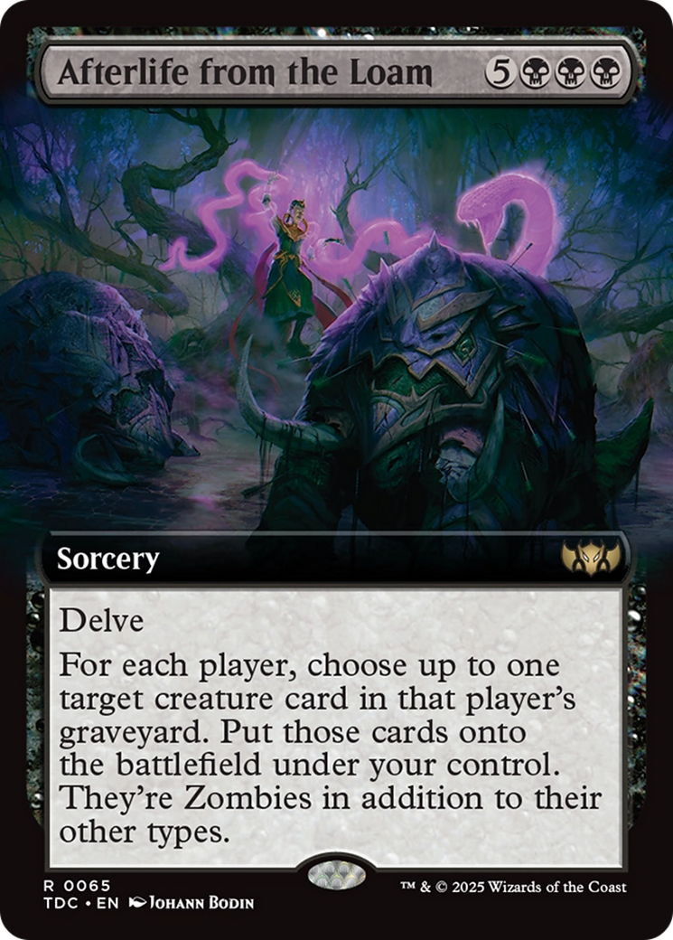 Afterlife from the Loam (Extended Art) [Tarkir: Dragonstorm Commander]