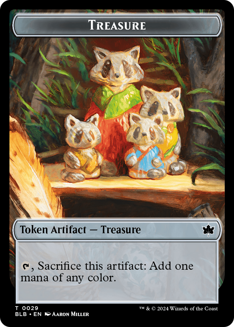 Treasure (BLB-029) - Bloomburrow Tokens Foil