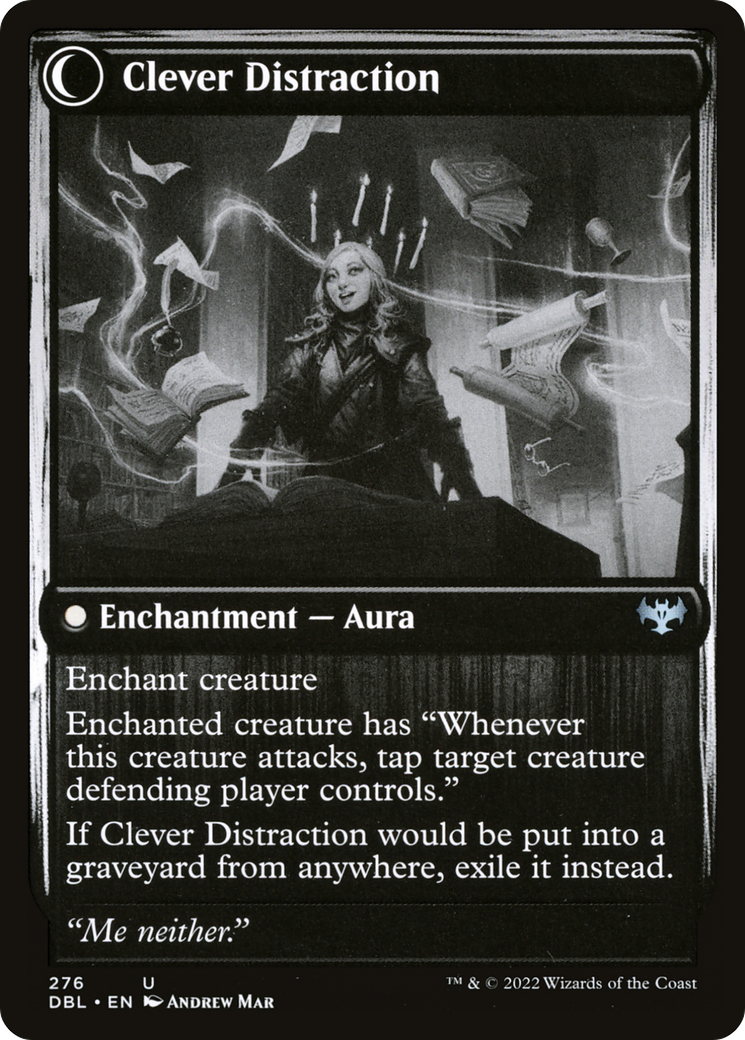 Distracting Geist // Clever Distraction (DBL-276) - Innistrad: Double Feature: (Double Faced Transform)