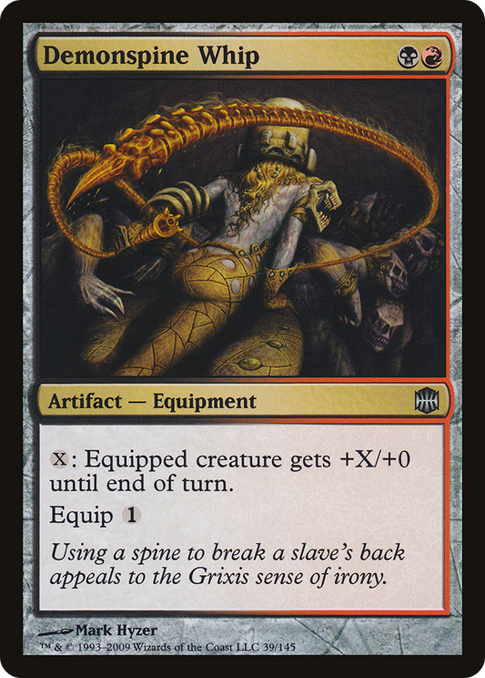 Demonspine Whip [Alara Reborn]