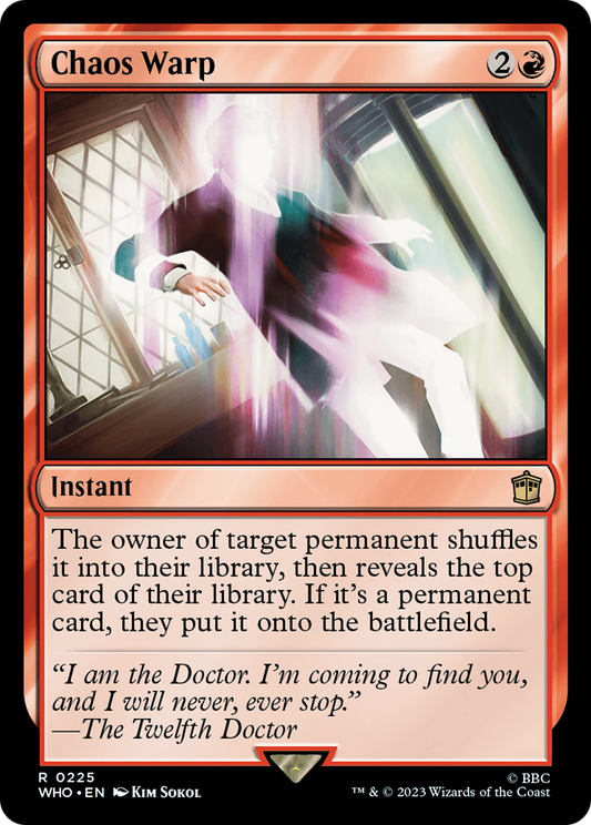 Chaos Warp (WHO-225) - Doctor Who Foil