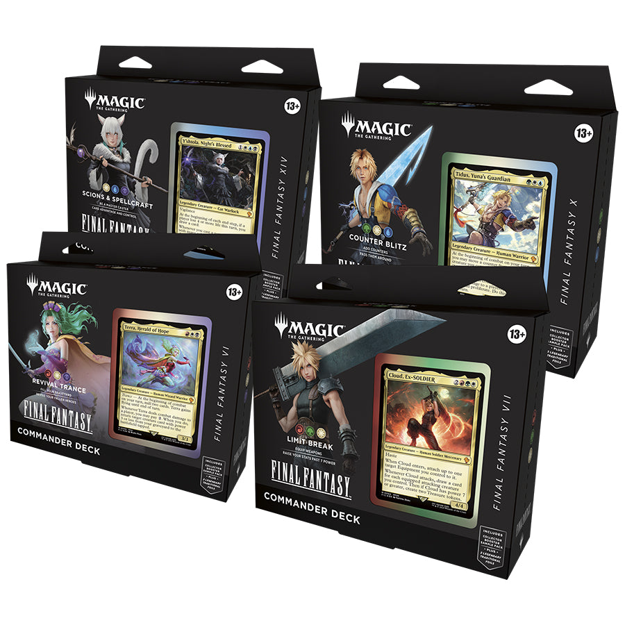 MTG Final Fantasy - Commander Deck - Set of 4