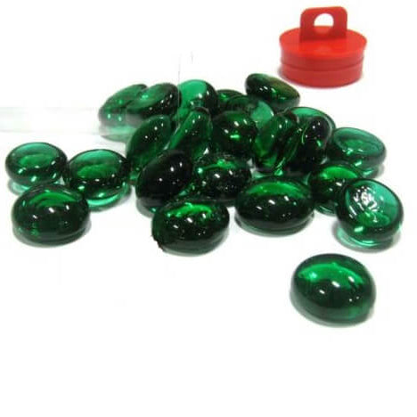 Glass Stone Counter - Dark Green (18)