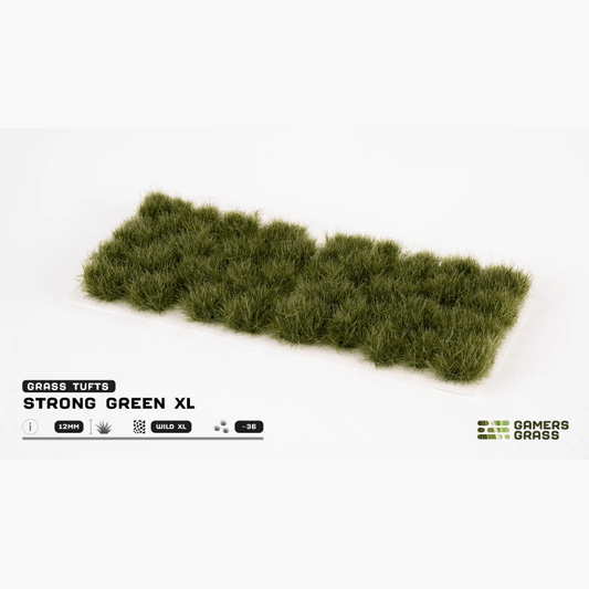 Gamer's Grass Tufts - Strong Green