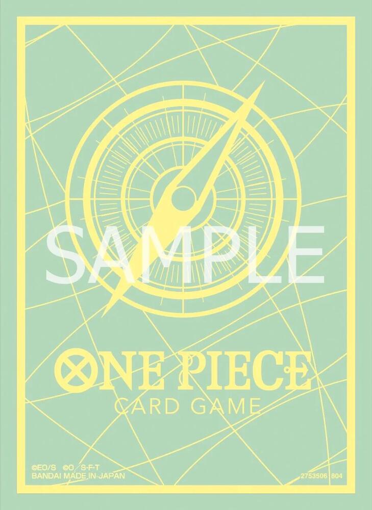 One Piece TCG Sleeves - Assortment 9 - Standard Green & Yellow
