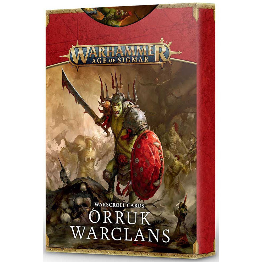 Warscroll Cards 3rd Ed.: Orruk Warclans ( 89-04-OLD )