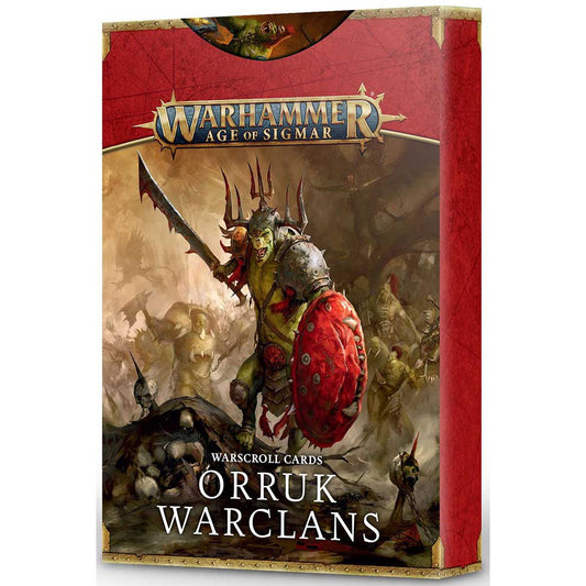 Warscroll Cards 3rd Ed.: Orruk Warclans ( 89-04-OLD )