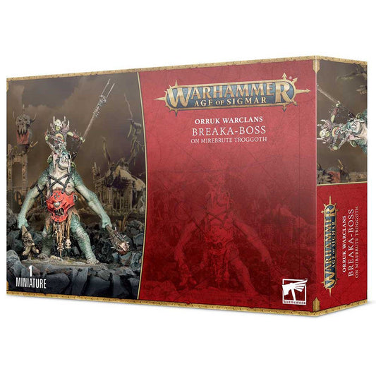 Orruk Warclans: Breaka-Boss On Mirebrute Troggoth ( 89-68 ) - Used