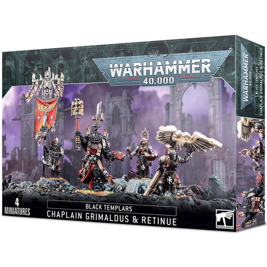 Black Templars - Chaplain Grimaldus & Retinue ( 55-44 )