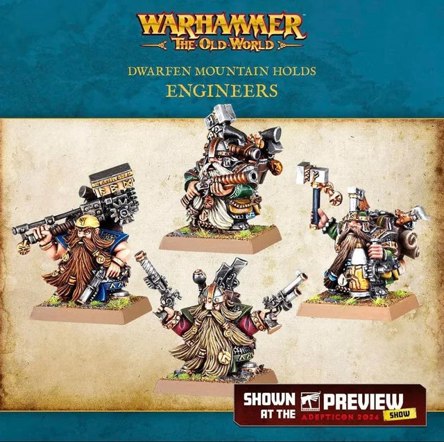Old World - Dwarfen Mountain Holds: Dwarf Engineers